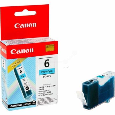 Original Canon BCI-6 PC / 4709A002 Tinte photo cyan