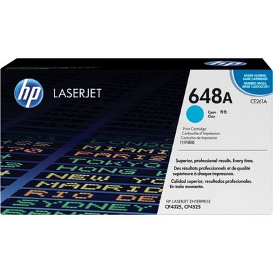 Original HP 648A / CE261A Toner cyan