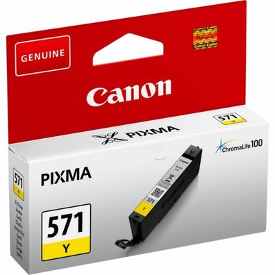 Original Canon CLI-571 Y / 0388C001 Tinte gelb