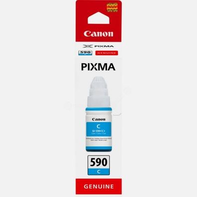 Original Canon GI-590 C / 1604C001 Tinte cyan