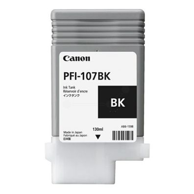 Original Canon PFI-107 BK / 6705B001 Tinte schwarz