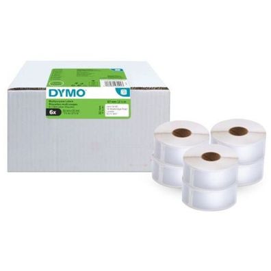 Original Dymo 2093094 Etiketten weiß (57 x 32mm, 6 x 1000 Stück)
