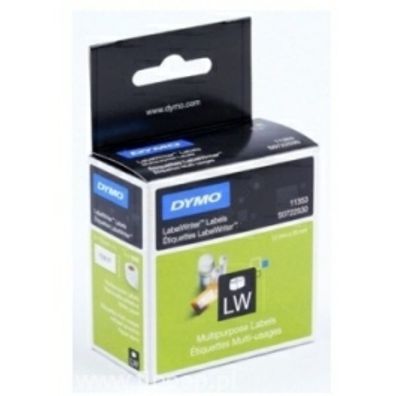 Original Dymo S0722530 / 11353 Etiketten weiß (13 x 25mm, 1000 Stück)