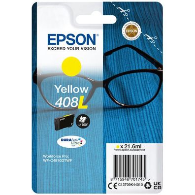 Original Epson 408L / T09K4 / C13T09K44010 Tinte gelb