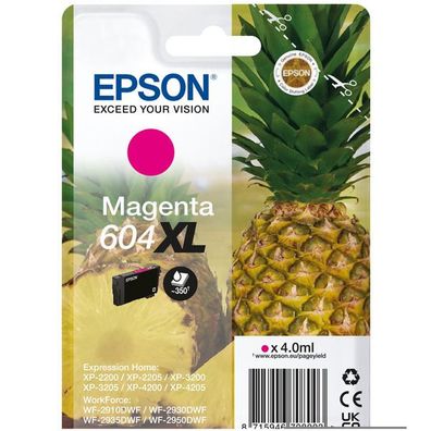 Original Epson 604XL / T10H3 / C13T10H34010 Tinte magenta