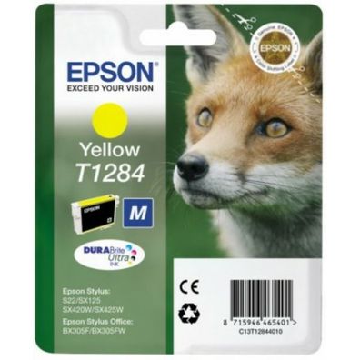 Original Epson T1284 / C13T12844012 / C13T12844022 Tinte gelb