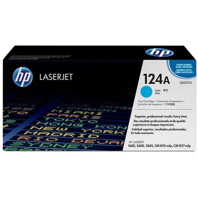 Original HP 124A / Q6001A Toner cyan
