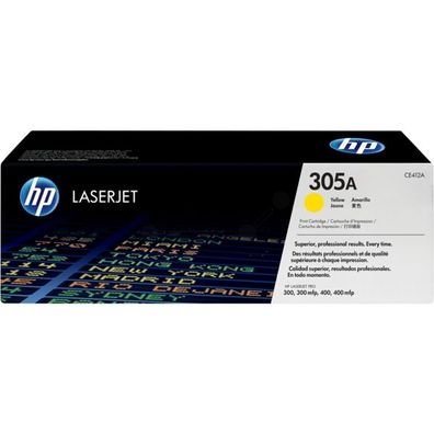 Original HP 305A / CE412A Toner gelb