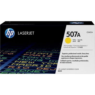 Original HP 507A / CE402A Toner gelb