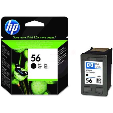 Original HP 56 / C6656AE Tinte schwarz