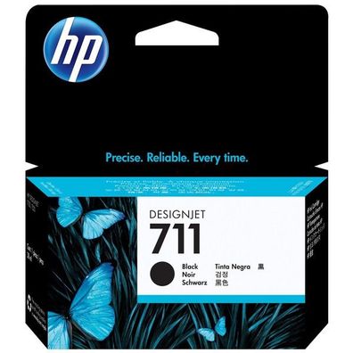 Original HP 711 / CZ129A Tinte schwarz