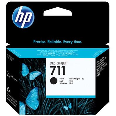 Original HP 711 / CZ133A Tinte schwarz