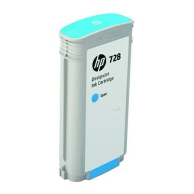 Original HP 728 / F9J67A Tinte cyan