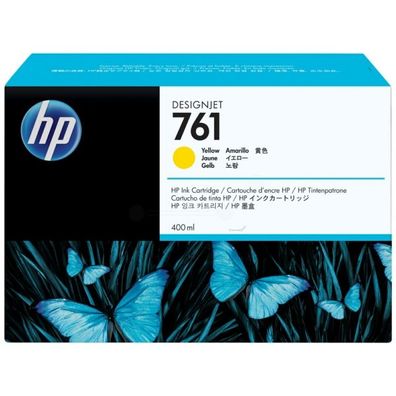 Original HP 761 / CM992A Tinte gelb
