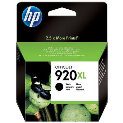 Original HP 920XL / CD975AE Tinte schwarz