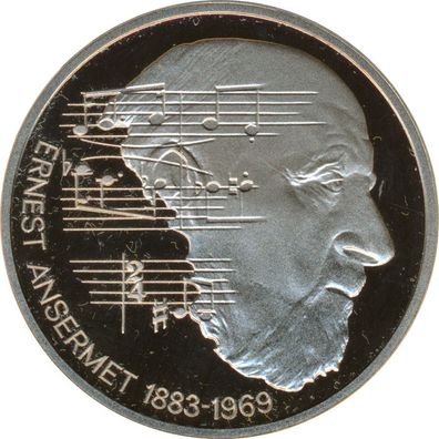 Schweiz 5 Franken 1983 Ernest Ansermet*