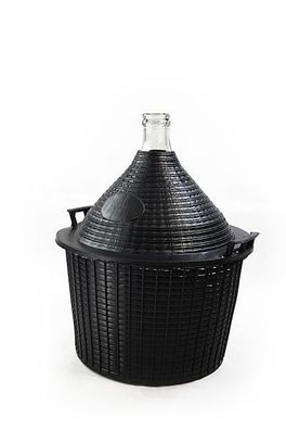 Glasballon im Schutzkorb | 25 Liter | Lagern, Ansetzen & Vergären
