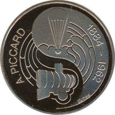 Schweiz 5 Franken 1984 Auguste Piccard*