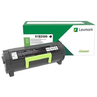 Original Lexmark 51B2000 / 051B2000 Toner schwarz