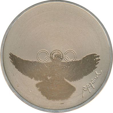 Schweiz 5 Franken 1988 B Olympische Bewegung*