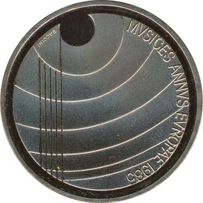Schweiz 5 Franken 1985 Europäisches Jahr der Musik*