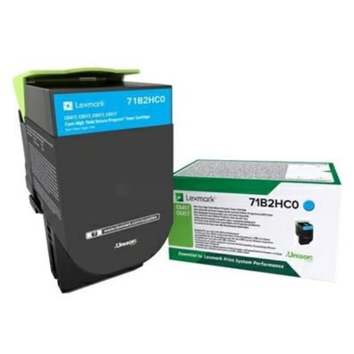 Original Lexmark 71B2HC0 / 071B2HC0 Toner cyan