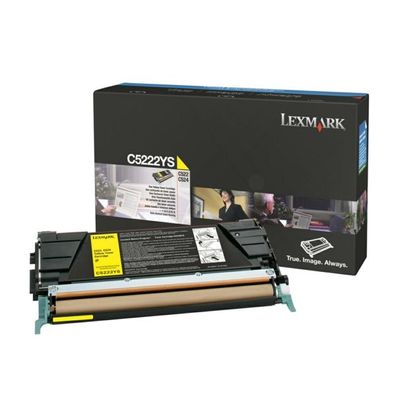 Original Lexmark C5222YS / 0C5222YS Toner gelb