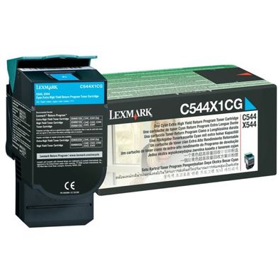 Original Lexmark C544X1CG / 0C544X1CG Toner cyan