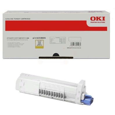 Original OKI 44318605 Toner gelb