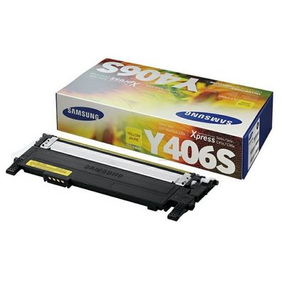 Original Samsung CLT-Y406S / SU462A Toner gelb