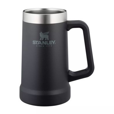 NEU Stanley Stein Bierkrug Adventure Vakuum 0,7L black für Camping Outdoor Zelt