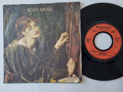 Roxy Music - More Than This 7'' Vinyl Germany