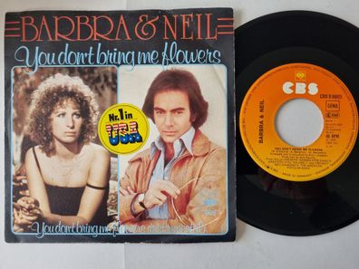 Barbra Streisand & Neil Diamond - You don't bring me flowers 7'' Vinyl Germany