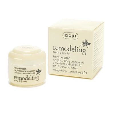 Ziaja Anti-Aging Tagescreme mit Glaettungseffekt & Leuchtkraft, SPF6, 50ml