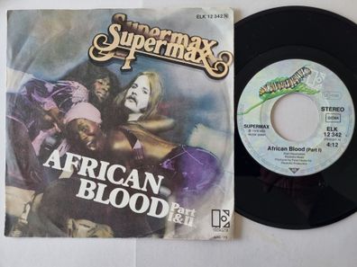 Supermax - African blood Part I & II 7'' Vinyl Germany