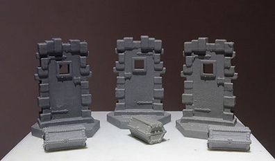 Perdition´s Mouth: Abyssal Rift - Truhen- & Türen-Miniaturen-Set
