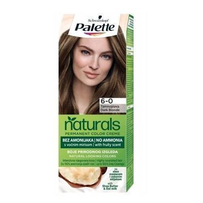 Palette Permanente Natuerliche Dunkelblond Color Creme 6-0 - 50ml
