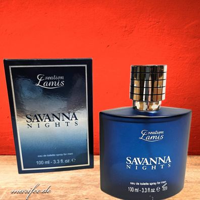 Eau de Toilette, Savanna Nights, for Men, 100 ml Glasflakon Art.-Nr. 43176