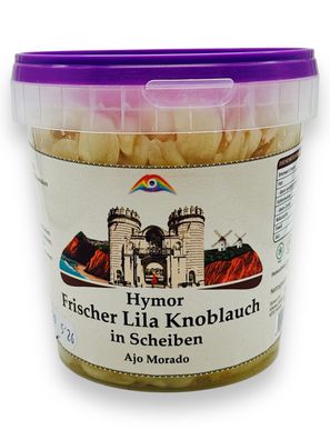 Hymor frischer Knoblauch in Scheiben 1kg Ajo Morado aus Spanien 100% naturrein