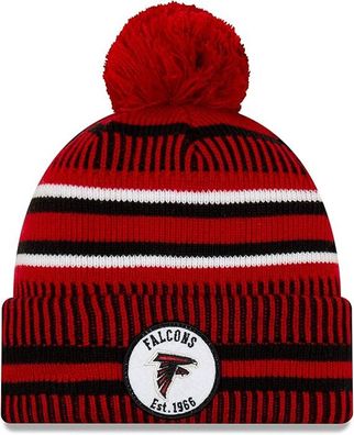 NFL Atlanta Falcons Sideline 2019 Bobble Wollmütze NewEra 193648605383