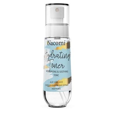 Nacomi Feuchtigkeitsspendender Gesichtstoner mit Beruhigungseffekt, 80 ml