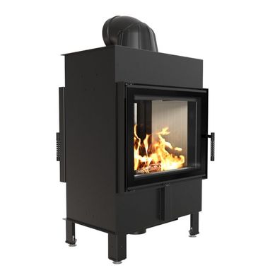 Kamineinsatz aus Stahl KRATKI LUCY TUNNEL 12 kW Ø 200