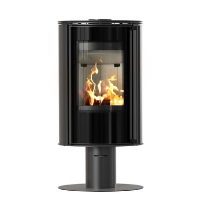 Kaminofen aus Stahl mit Sockel KRATKI ERIK Ø 150 5,5 kW