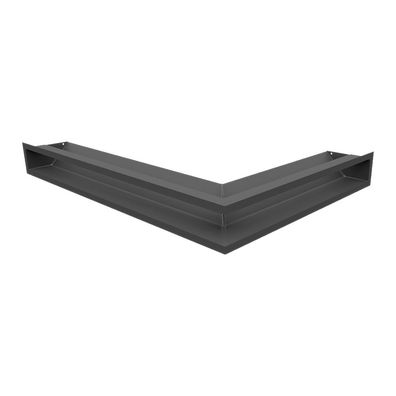 Eck-Lüftungsgitter LUFT links 76,6x54,7x9 Graphite