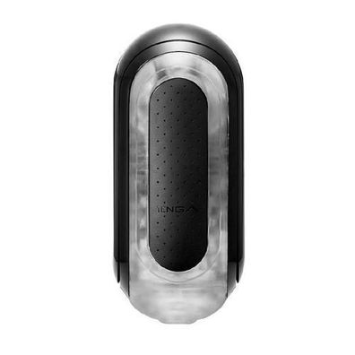 Eleganter Herren-Masturbator in Schwarz - Wiederverwendbar mit innovativer Flip