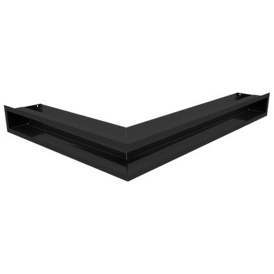 Eck-Lüftungsgitter LUFT rechts 54,7x76,6x9 schwarz