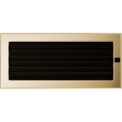 Vent Cover 17x37 gold - plated with blinds