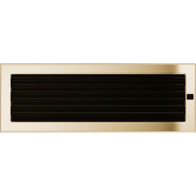 Vent Cover 17x49 gold - plated with blinds