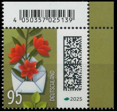 BRD BUND DS WELT DER BRIEFE Nr 3898 postfrisch ECKE-ORE SBBEC42