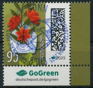 BRD BUND DS WELT DER BRIEFE Nr 3898 ESST ZENTR- X971376